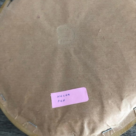 Vtg Embroidered Hummel in Frame - Picture 7 of 10